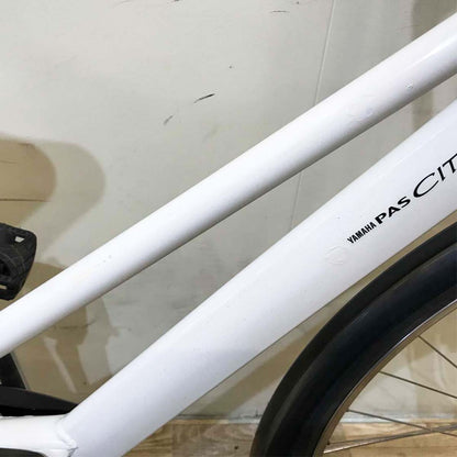 ヤマハ PAS CITY L8 パス シティ L8 ホワイト 27インチ KV088 【中古車】