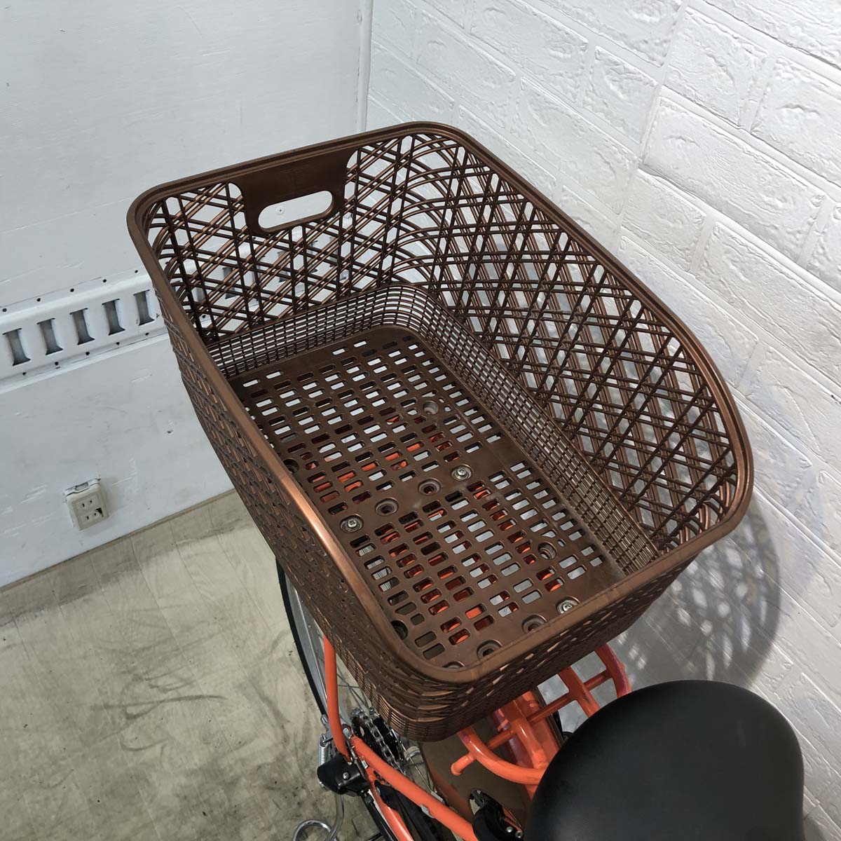 中古電動自転車 ブリヂストン アシスタベーシック オレンジ 26インチ YG033