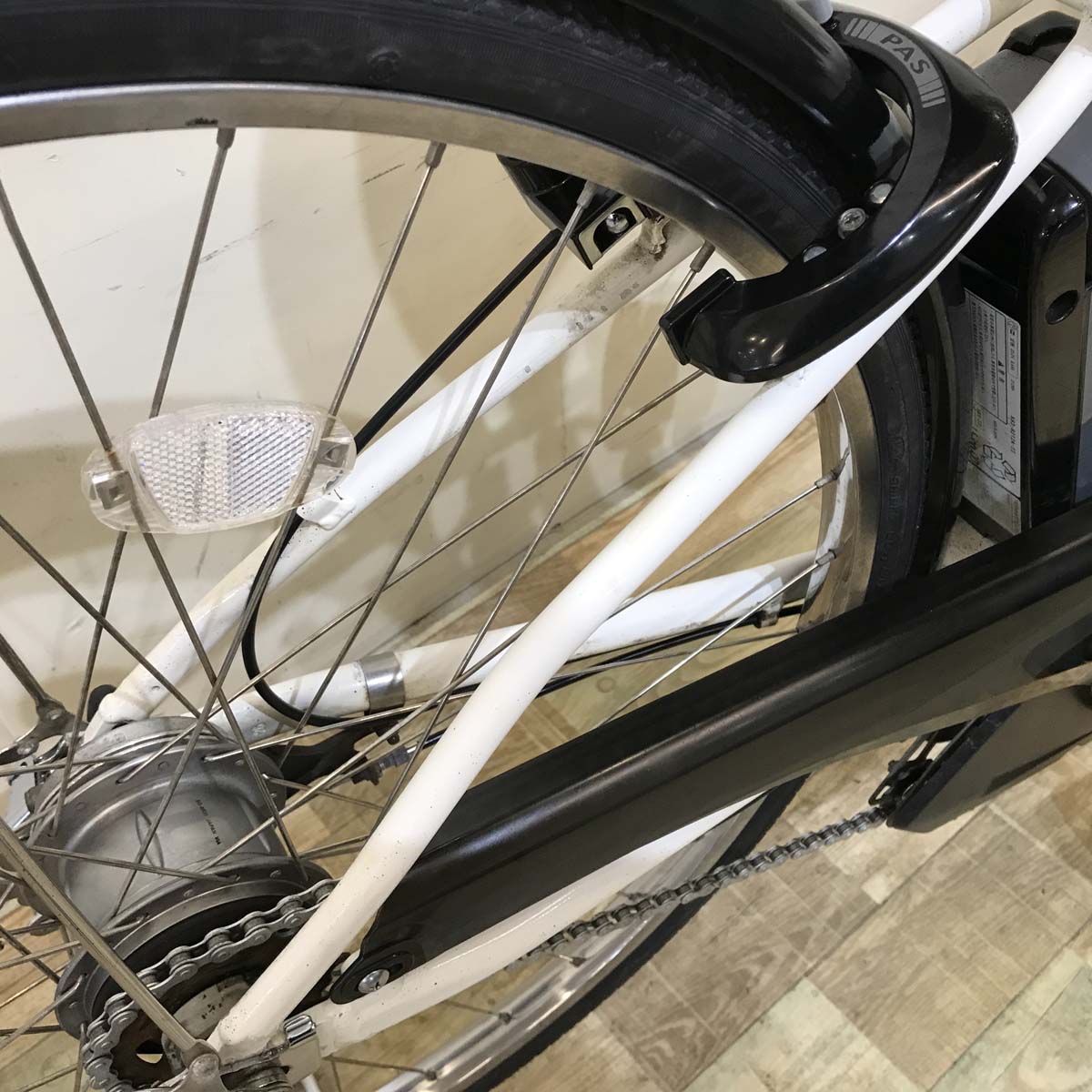 ヤマハ PAS CITY L8 パス シティ L8 ホワイト 27インチ KV088 【中古車】