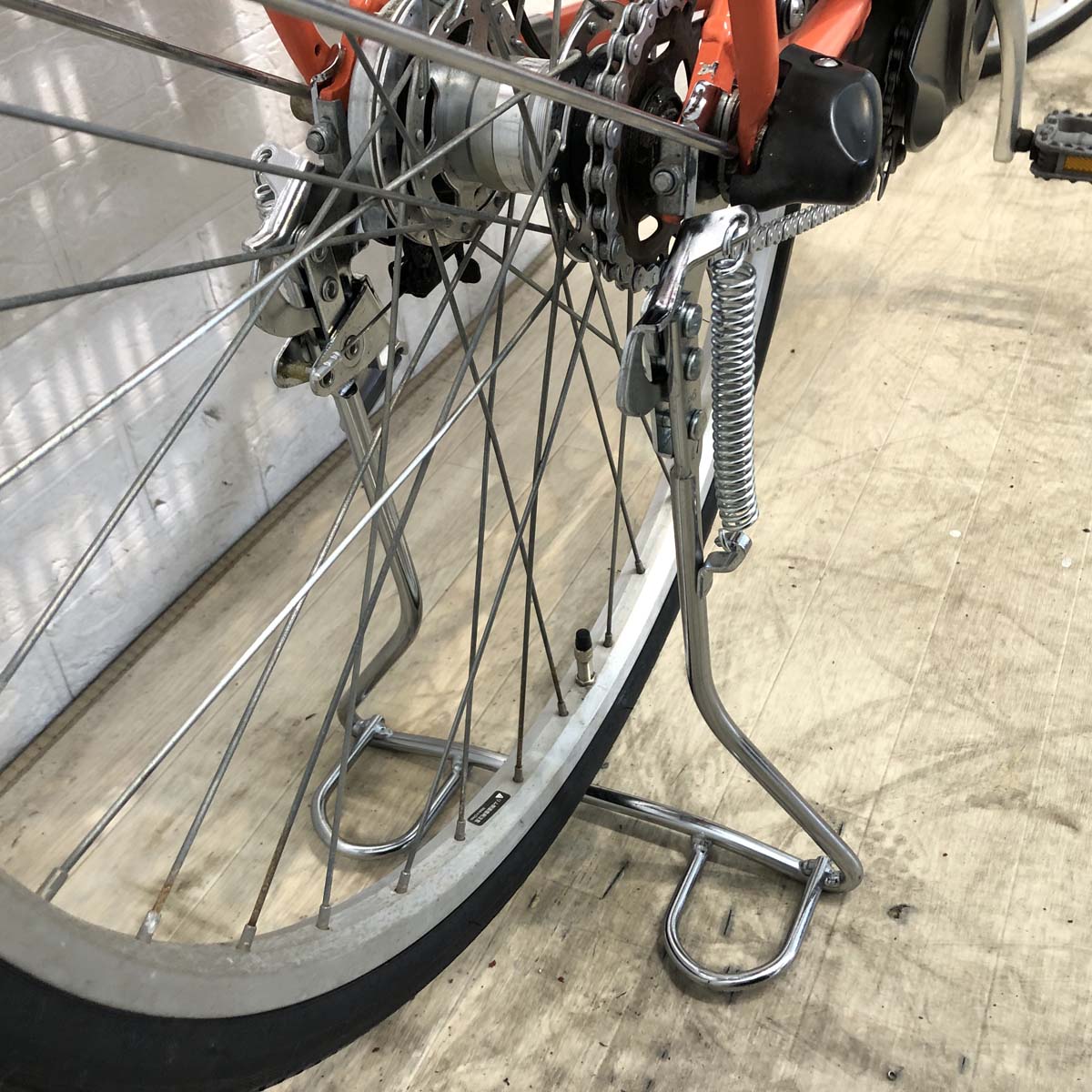 ブリヂストン アシスタベーシック オレンジ 26インチ YG033 【中古車】