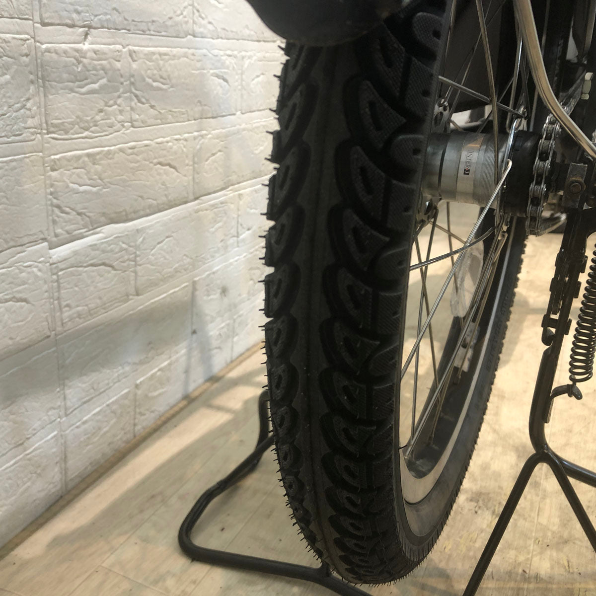 中古電動自転車 ブリヂストン アンジェリーノ プティット e ブラック 20インチ YA116