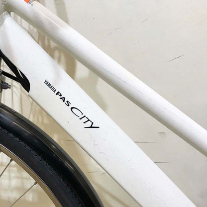 ヤマハ PAS CITY L8 パス シティ L8 ホワイト 27インチ KV088 【中古車】