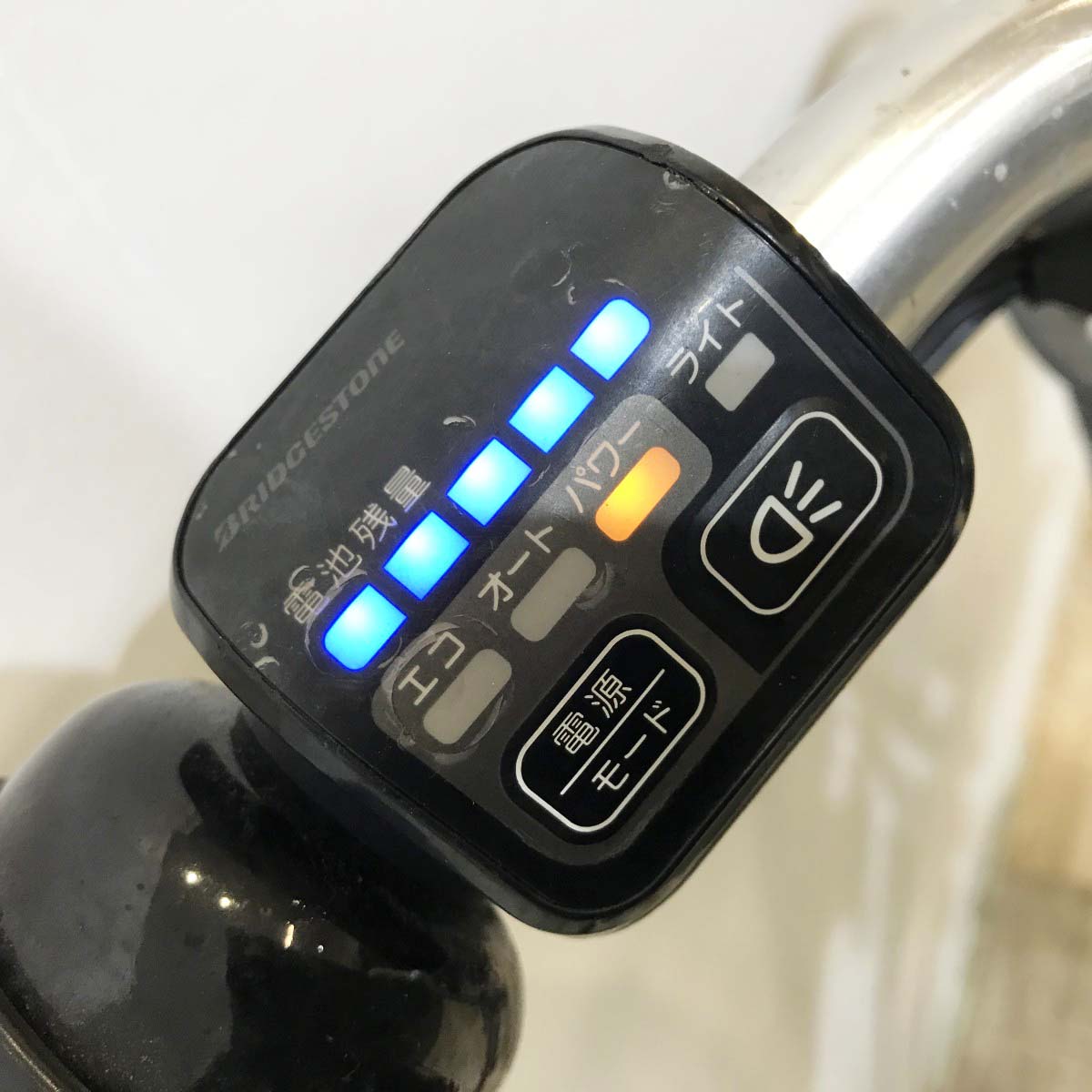 中古電動自転車 ブリヂストン フロンティア シルバー 26インチ KJ105