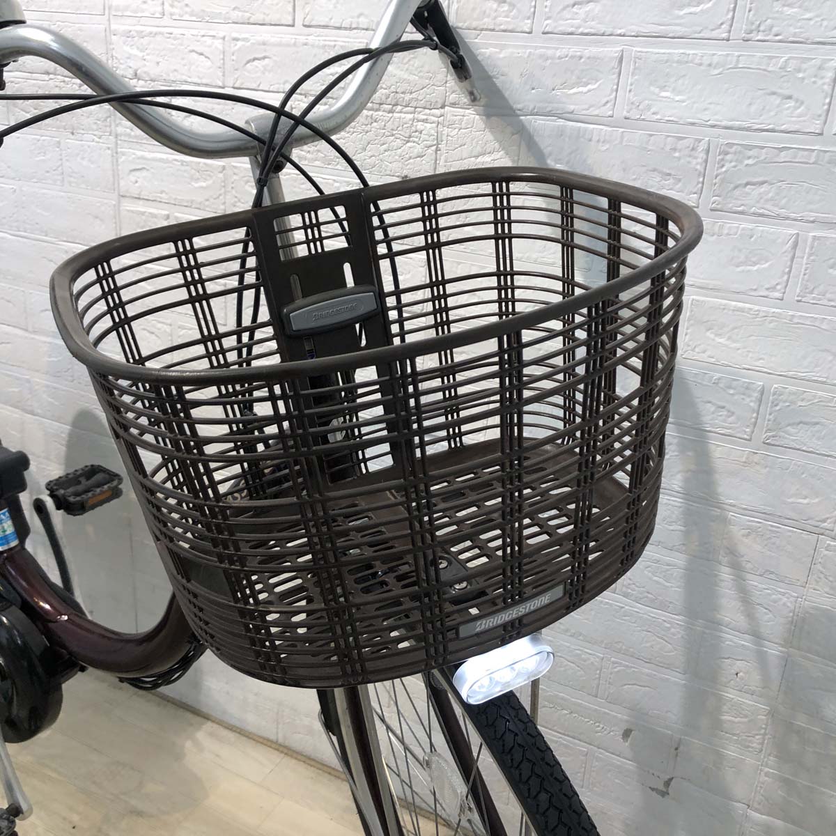 中古電動自転車 ブリヂストン アシスタベーシック ブラウン 26インチ YG034