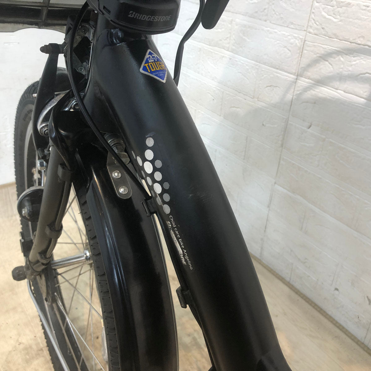 中古電動自転車 ブリヂストン アンジェリーノ プティット e ブラック 20インチ YA116