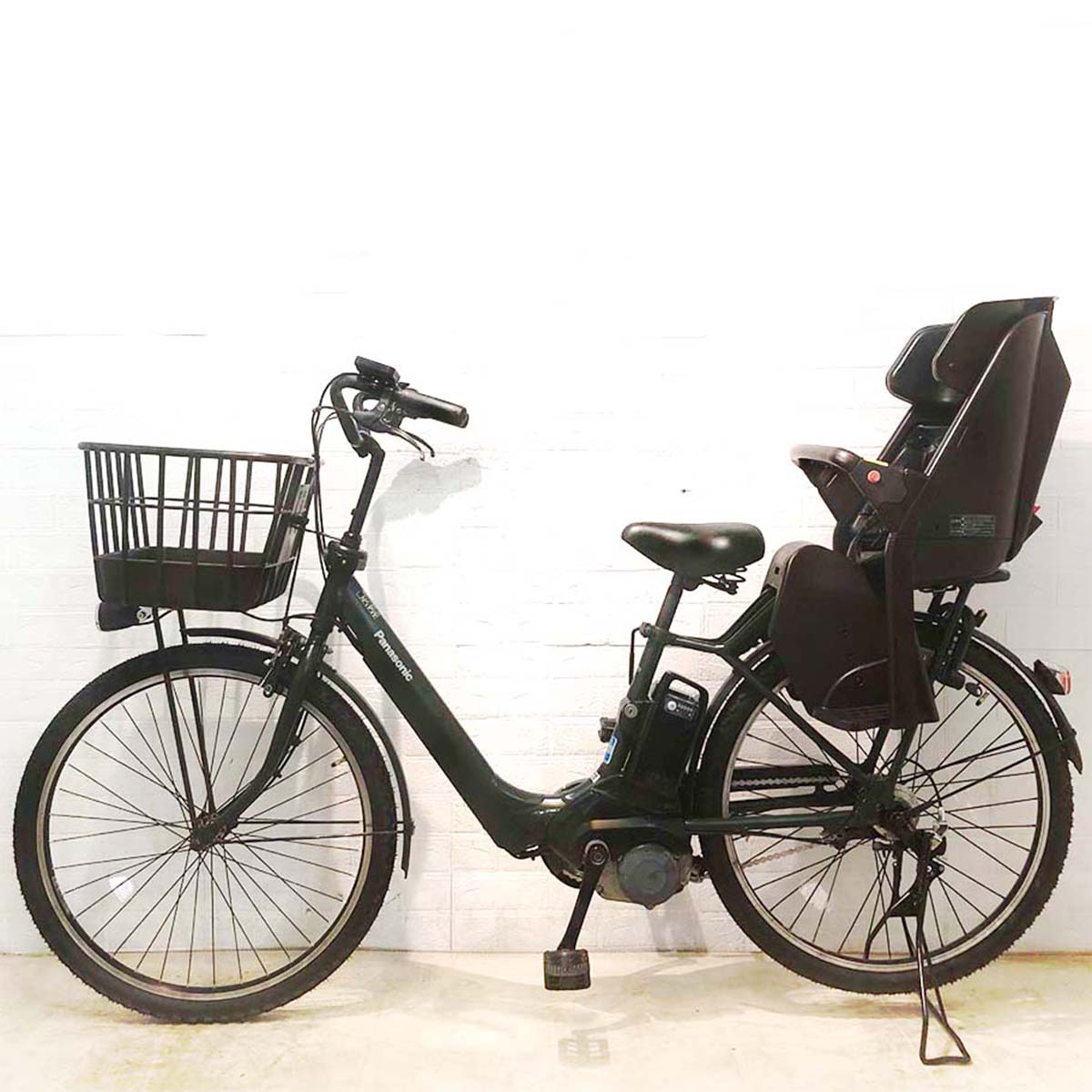 中古電動自転車 パナソニック ギュット アニーズ F DX グリーン 26インチ YA117