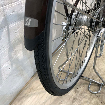 ブリヂストン アシスタベーシック ブラウン 26インチ YG034 【中古車】