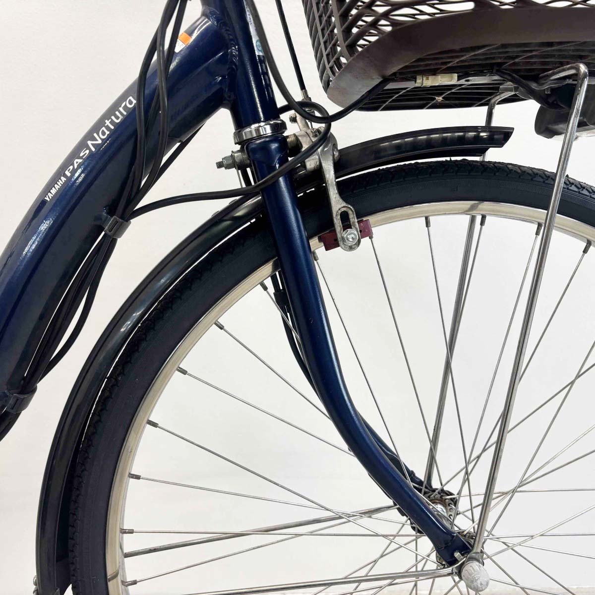中古電動自転車 ヤマハ PAS ナチュラ ネイビー 26インチ YJ053