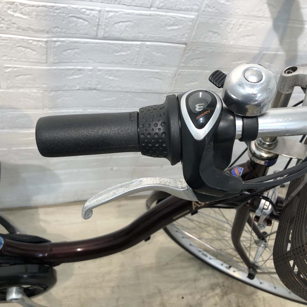 中古電動自転車 ブリヂストン アシスタベーシック ブラウン 26インチ YG034