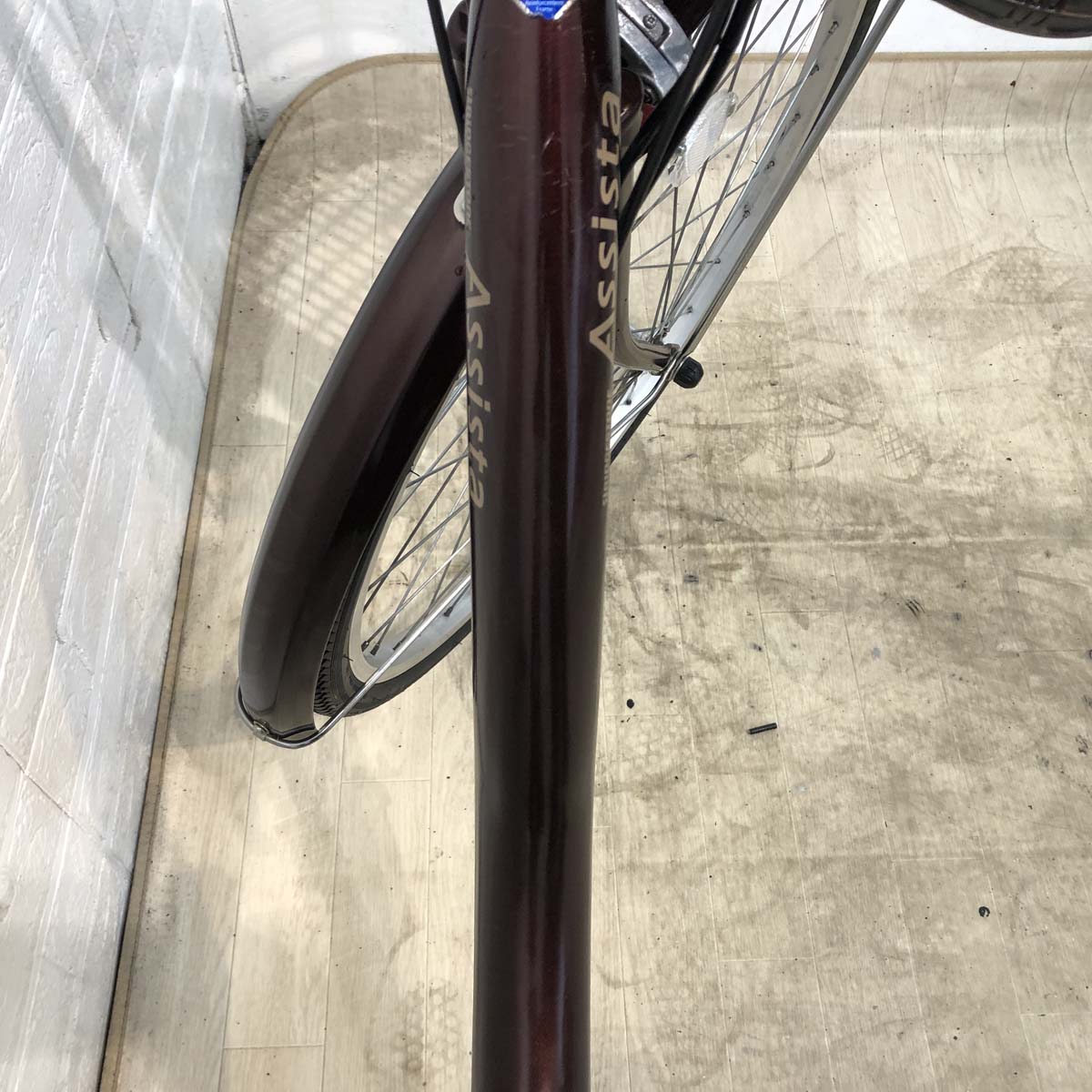 ブリヂストン アシスタベーシック ブラウン 26インチ YG034 【中古車】