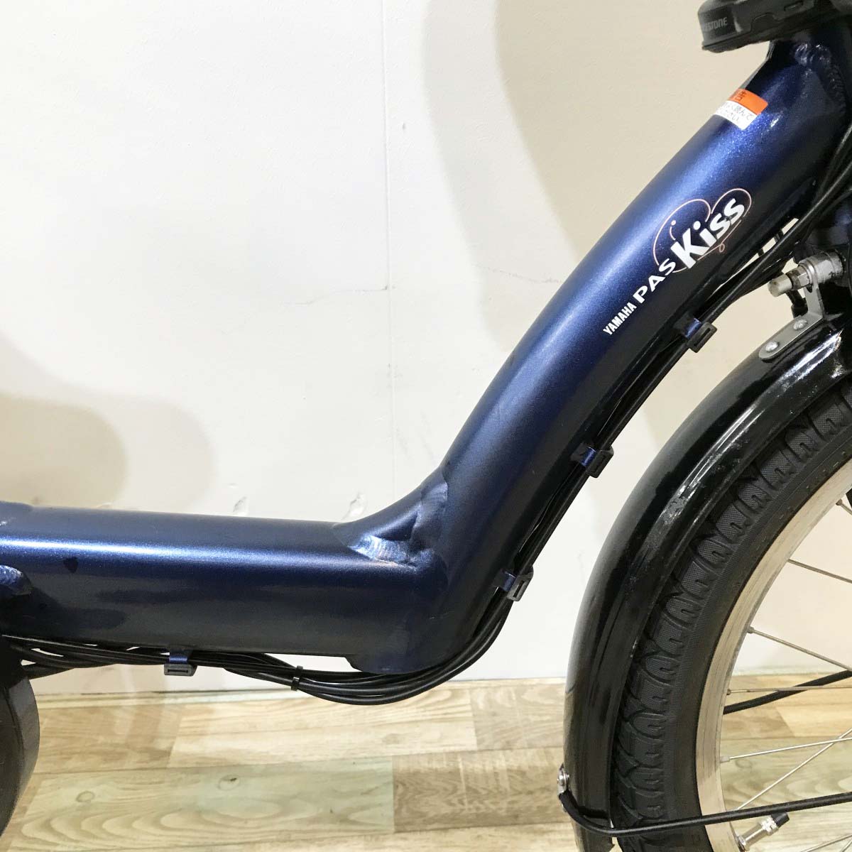 中古電動自転車 ヤマハ PAS キッスミニ ネイビー 20インチ KJ106