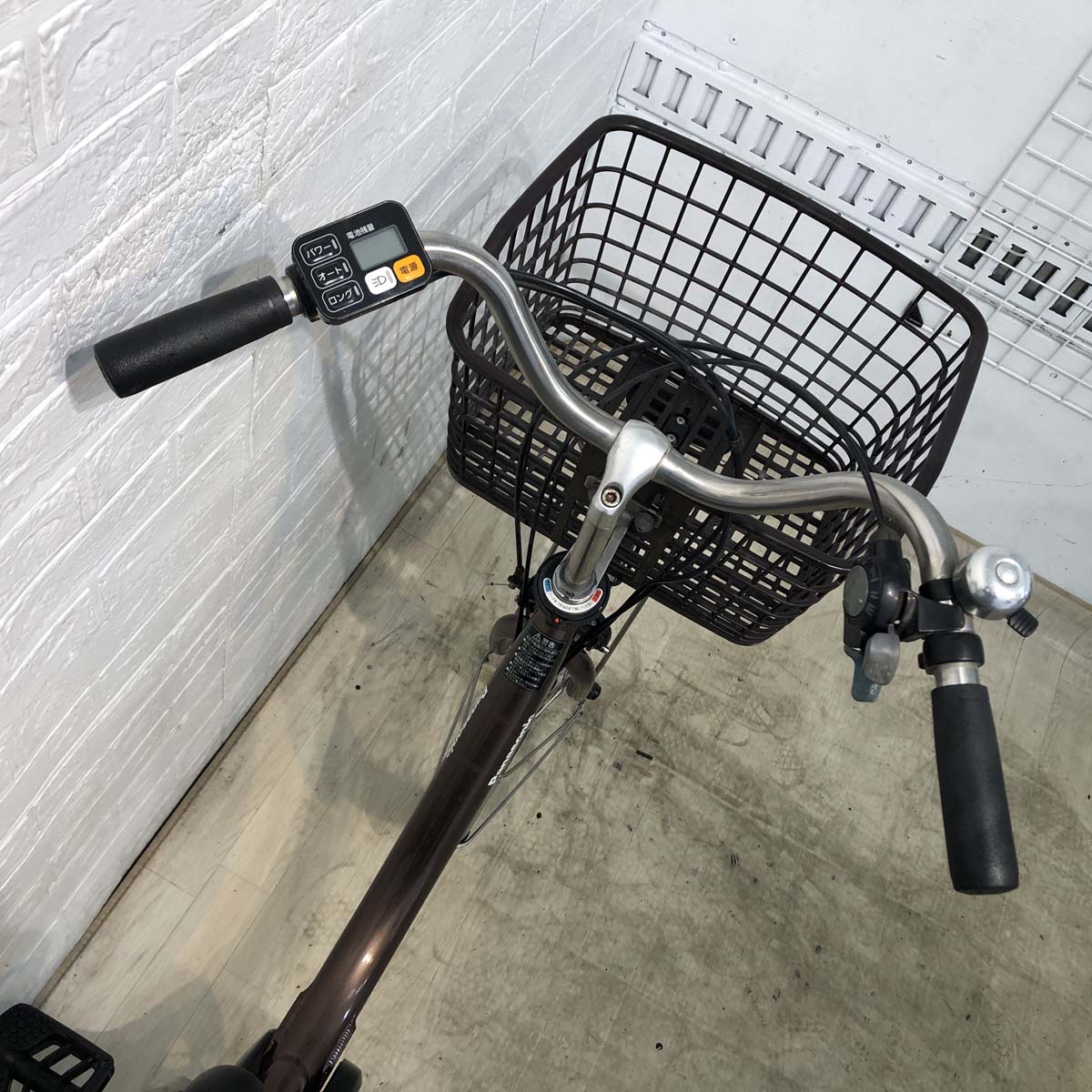 中古電動自転車 パナソニック ビビL 20 ブラウン 20インチ YG035