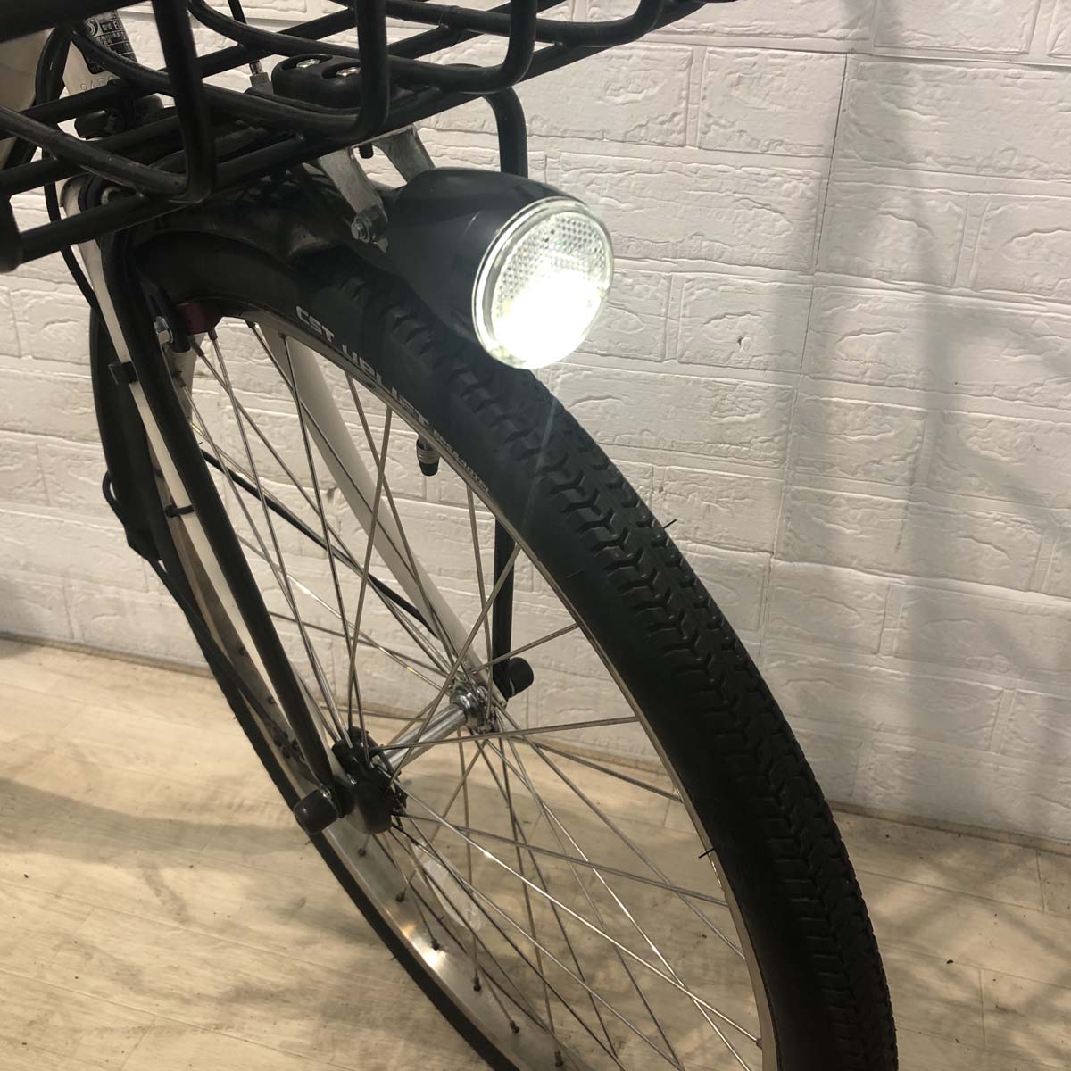 中古電動自転車 パナソニック ギュット ステージ ホワイト 22インチ YA118