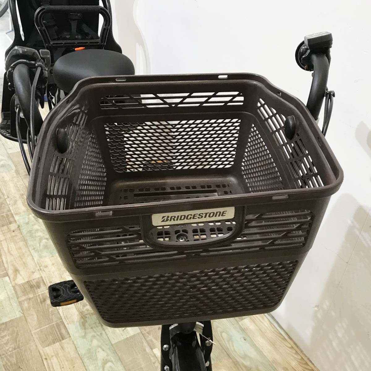 中古電動自転車 ブリヂストン アンジェリーノプティットe ブラウン 20インチ KJ107