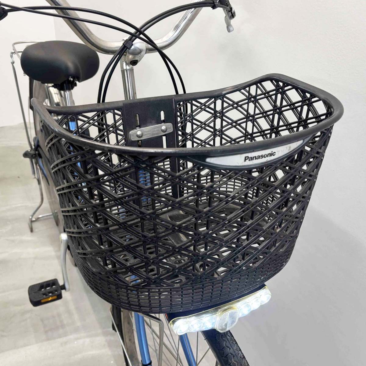 中古電動自転車 パナソニック ビビDX ブルー 26インチ YJ055
