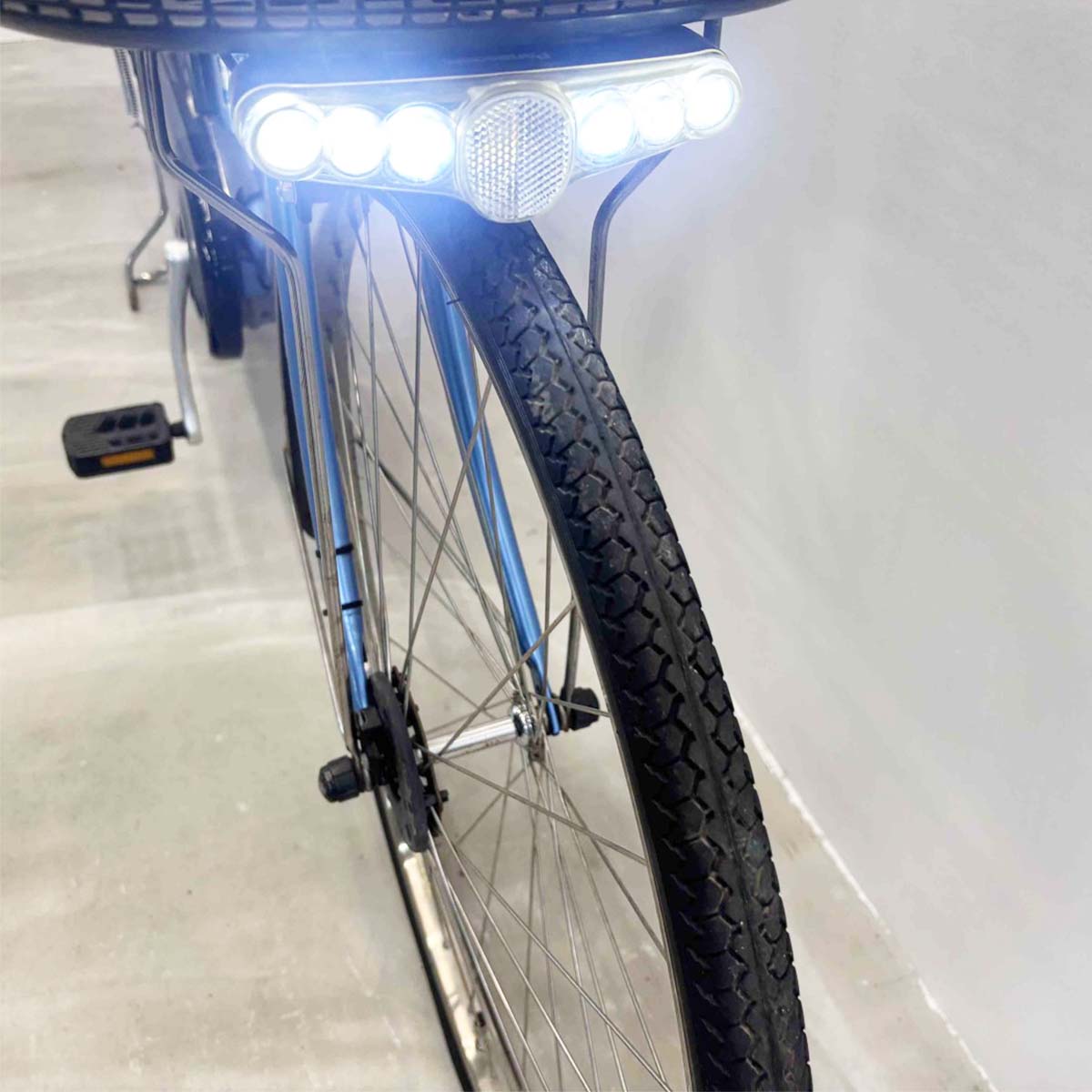 中古電動自転車 パナソニック ビビDX ブルー 26インチ YJ055