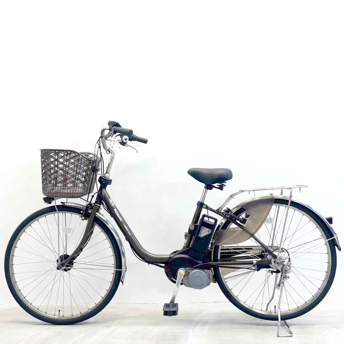 中古電動自転車 パナソニック ビビDX ブラウン 26インチ YJ056