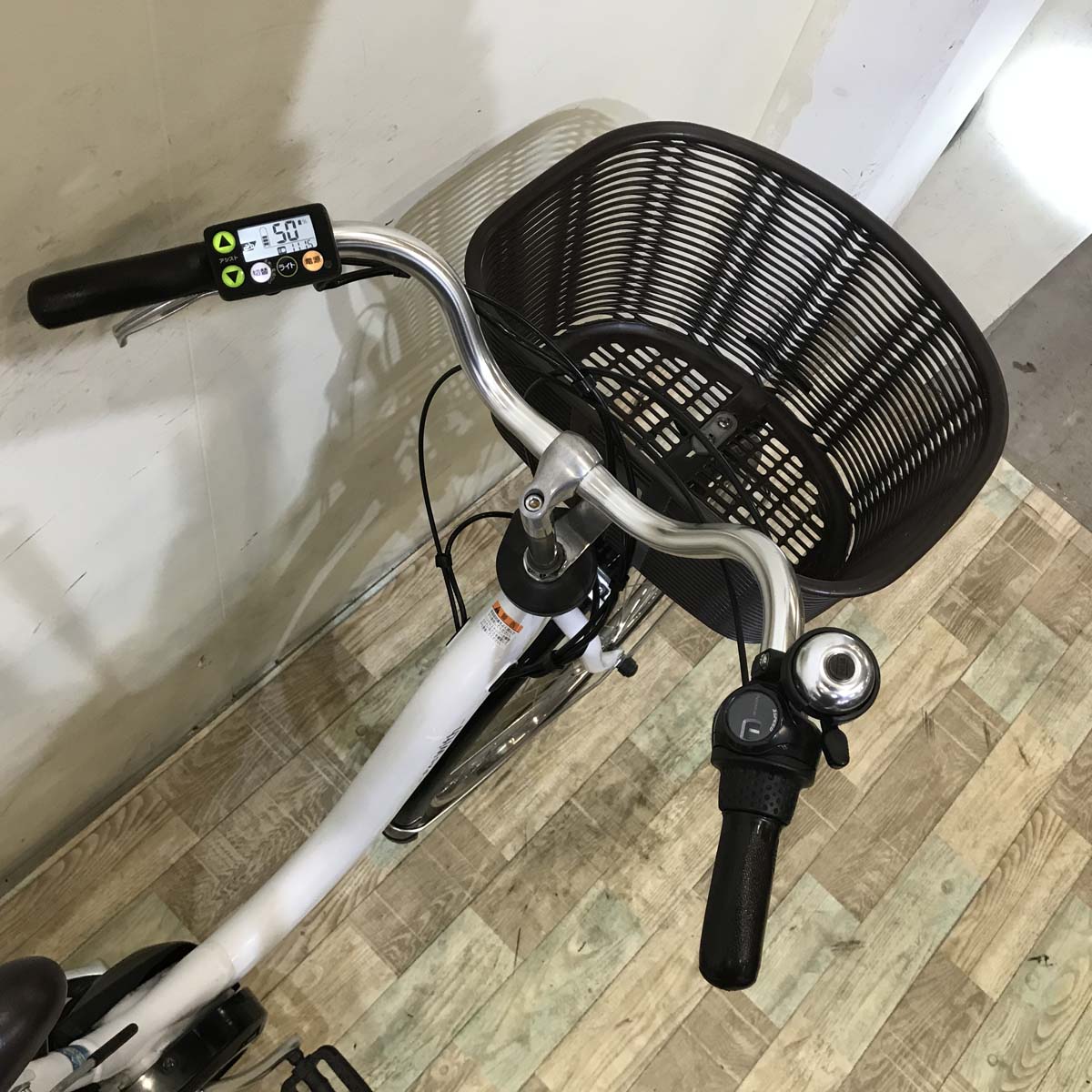 中古電動自転車 ヤマハ PAS With パス ウィズ ホワイト 24インチ KA006 【中古車】