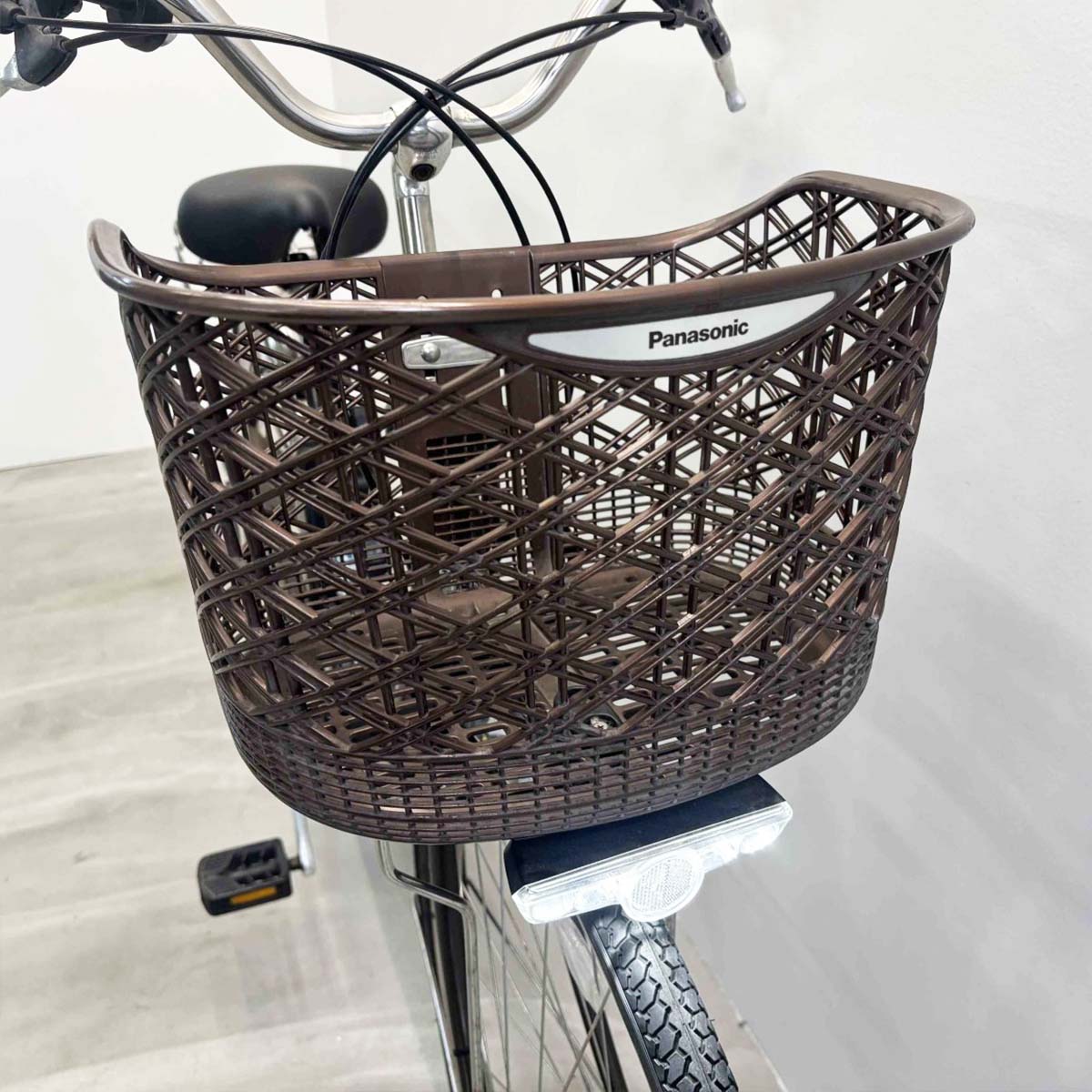 中古電動自転車 パナソニック ビビDX ブラウン 26インチ YJ056