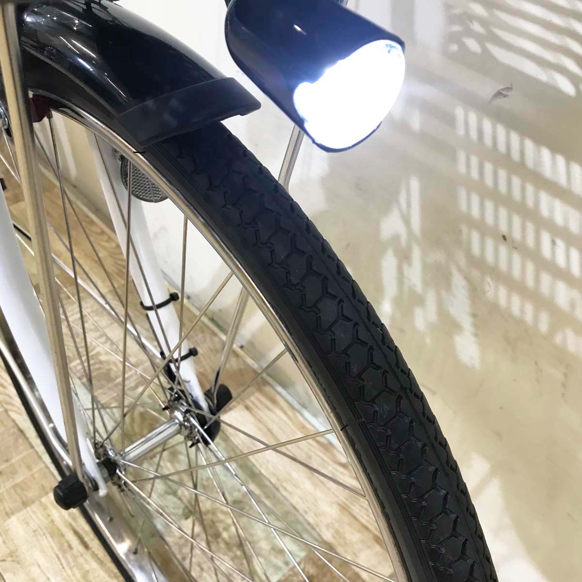 中古電動自転車 ヤマハ PAS With パス ウィズ ホワイト 24インチ KA006 【中古車】