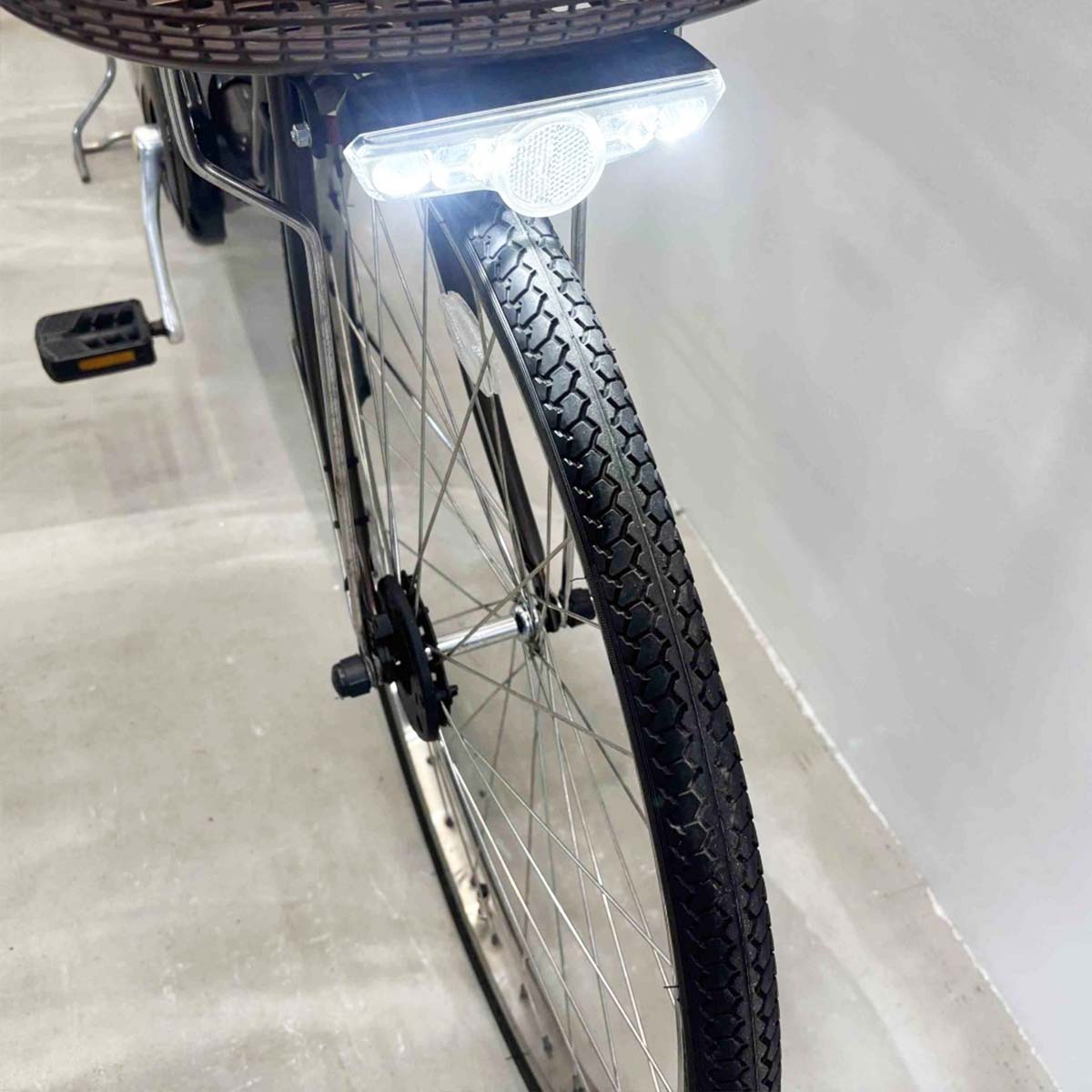 中古電動自転車 パナソニック ビビDX ブラウン 26インチ YJ056
