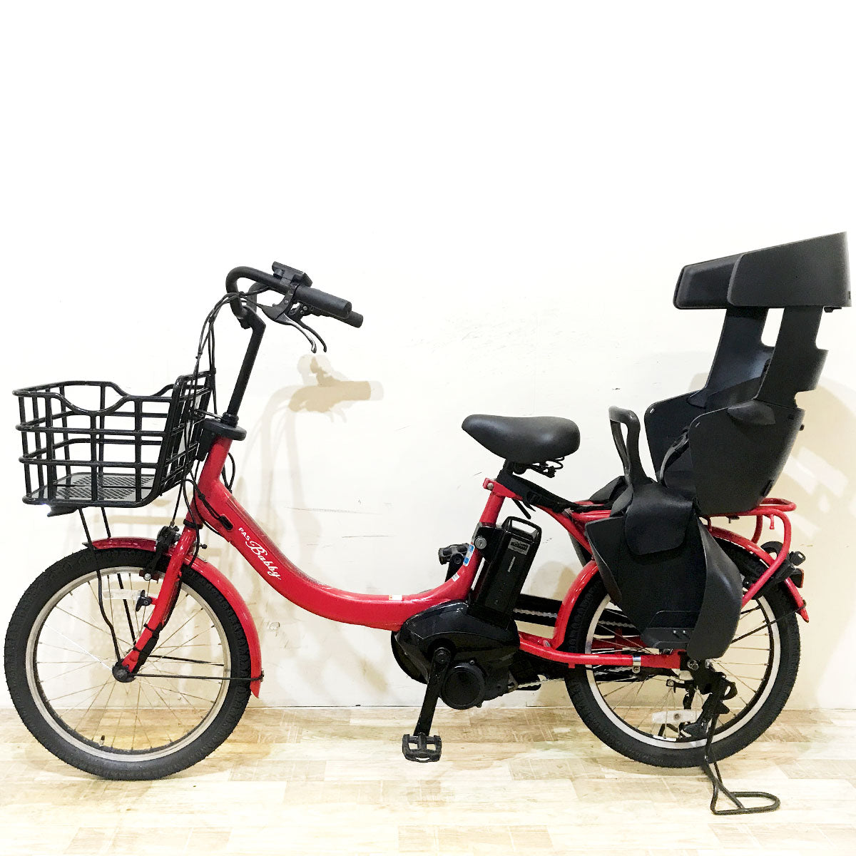 中古電動自転車 ヤマハ PAS Babby un パス バビー アン レッド 20インチ KF035