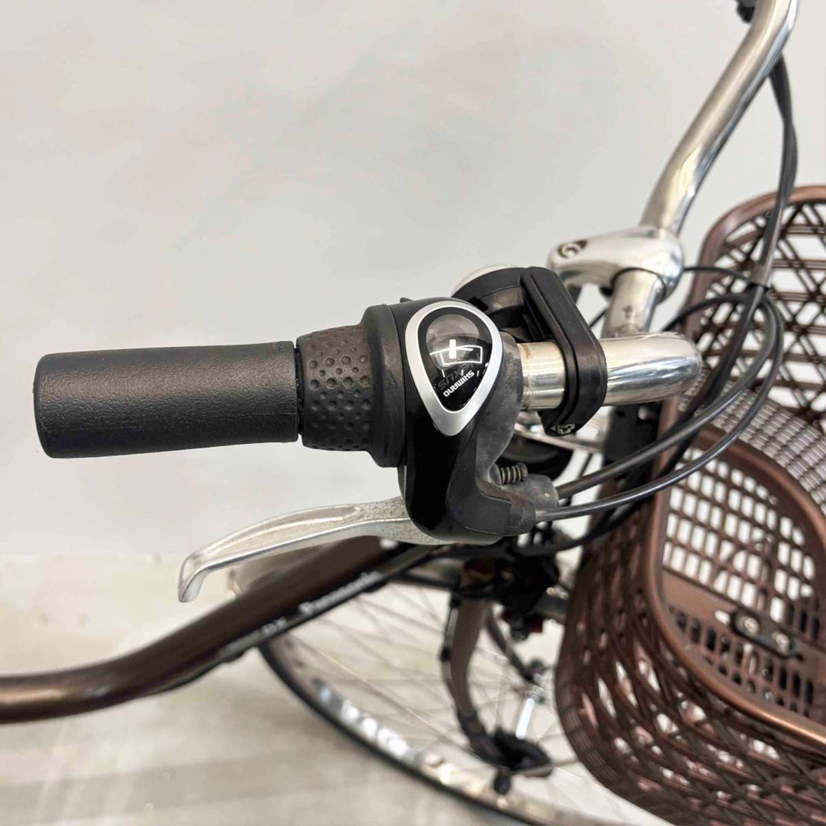 中古電動自転車 パナソニック ビビDX ブラウン 26インチ YJ056