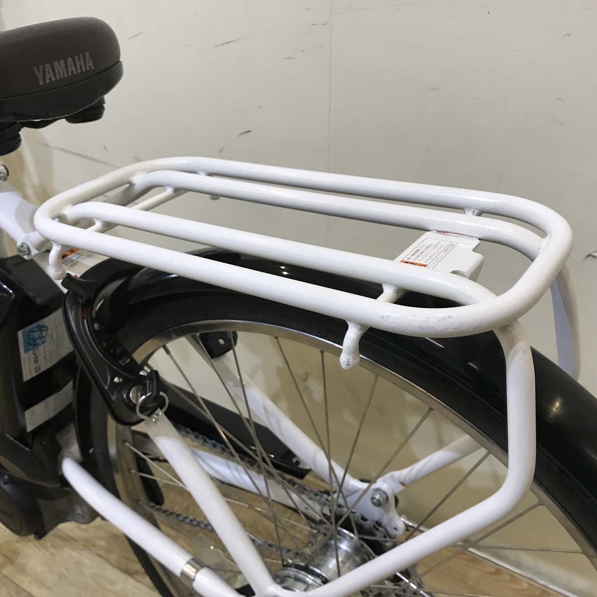 中古電動自転車 ヤマハ PAS With パス ウィズ ホワイト 24インチ KA006 【中古車】