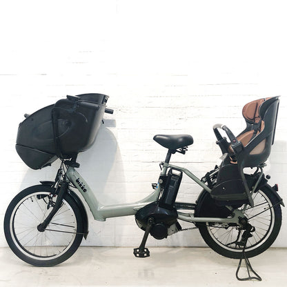ブリヂストン ビッケポーラーe カーキ 20インチ YG038 【中古車】