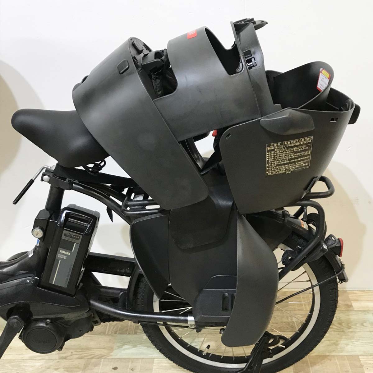 中古電動自転車 ヤマハ パスキッスミニアン ブラック 20インチ KJ108