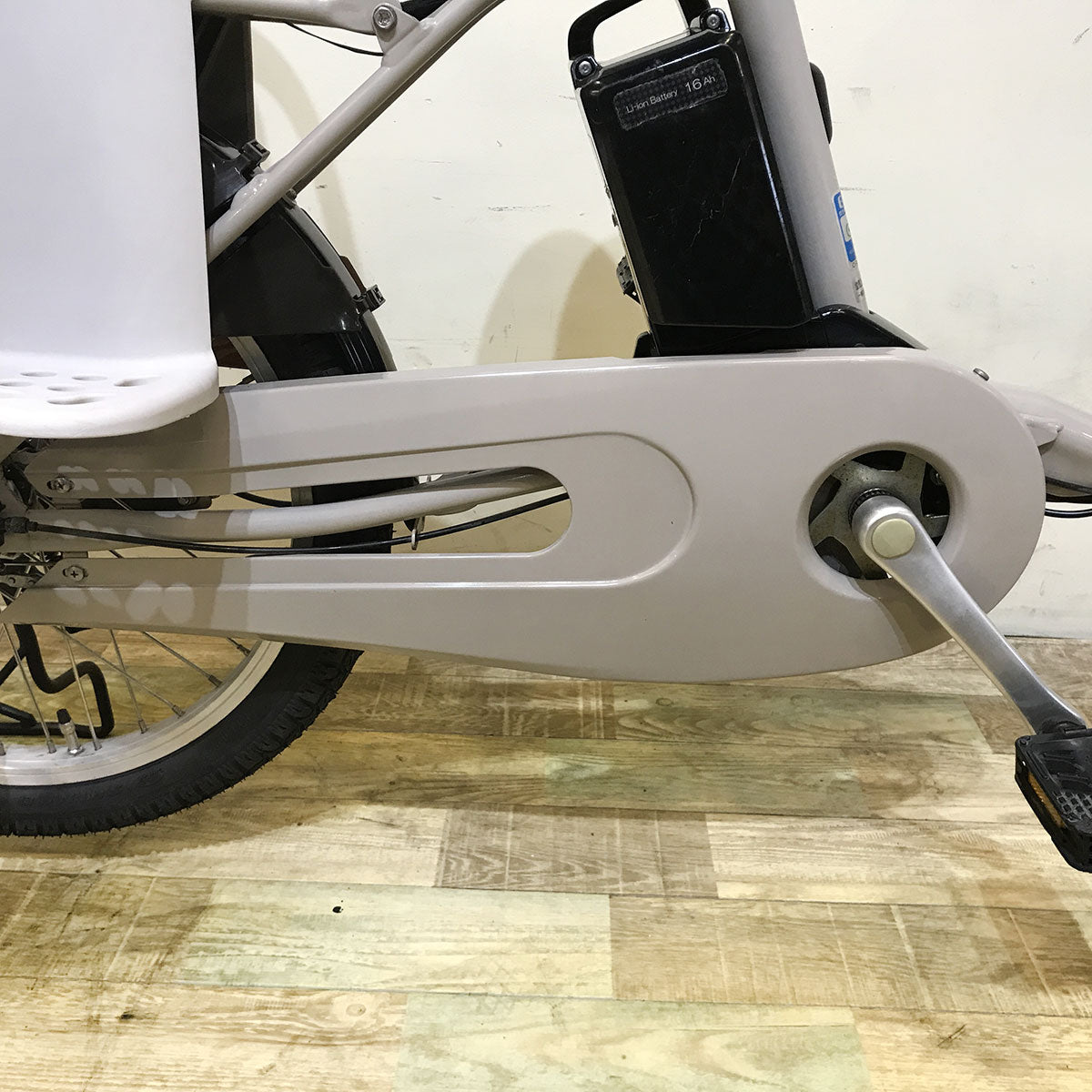 中古電動自転車 パナソニック ギュット クルーム DX グレー 20インチ KF036