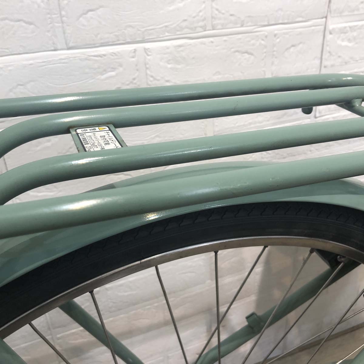 中古電動自転車 ヤマハ PAS Ami パス アミ グリーン 26インチ YA120