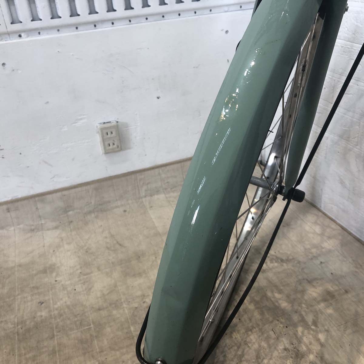 中古電動自転車 ヤマハ PAS Ami パス アミ グリーン 26インチ YA120