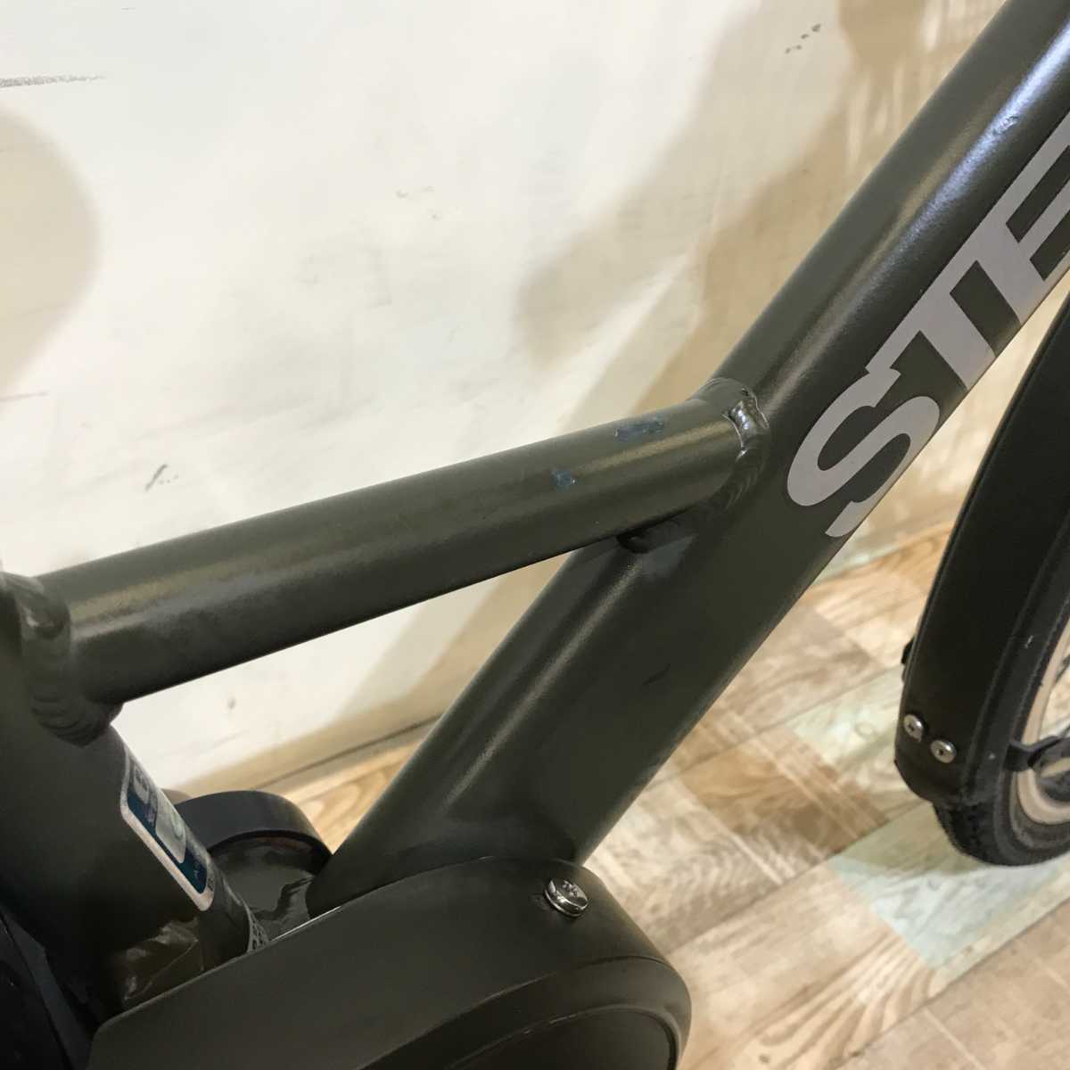 ブリヂストン ステップクルーズ e カーキ 26インチ KR018 【中古車】
