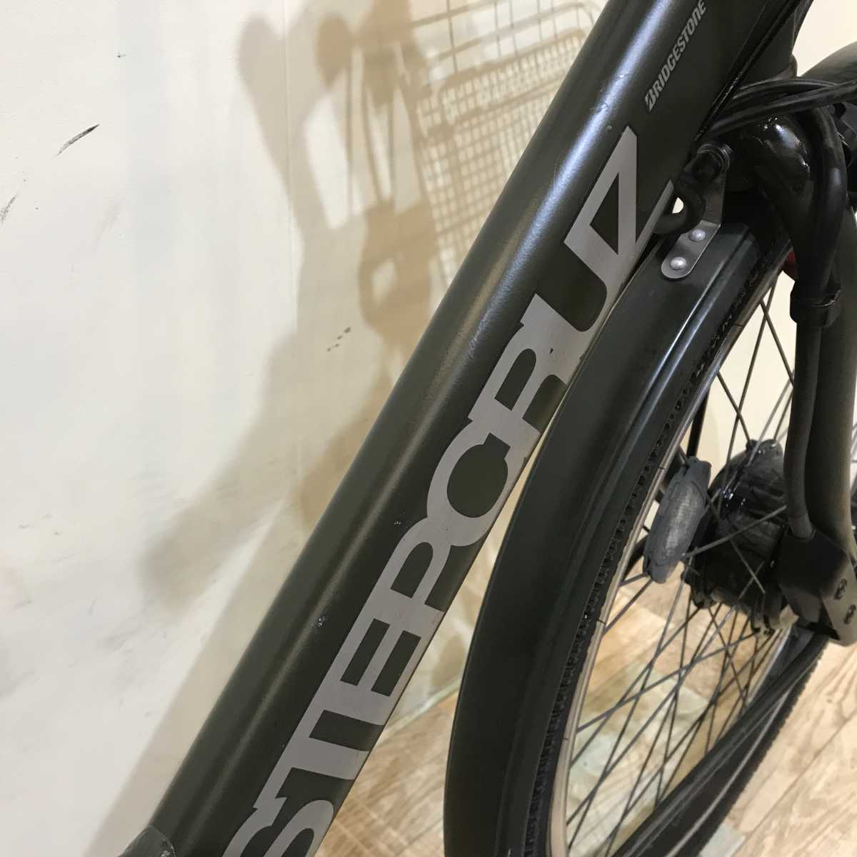 ブリヂストン ステップクルーズ e カーキ 26インチ KR018 【中古車】