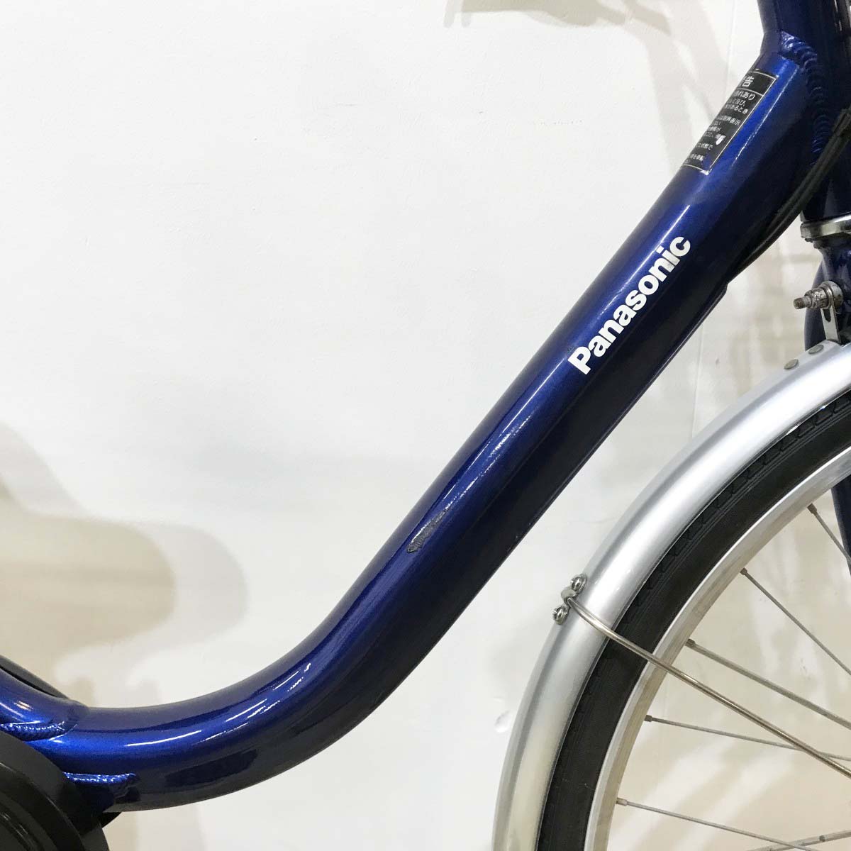 中古電動自転車 パナソニック ビビL ブルー 26インチ KJ110
