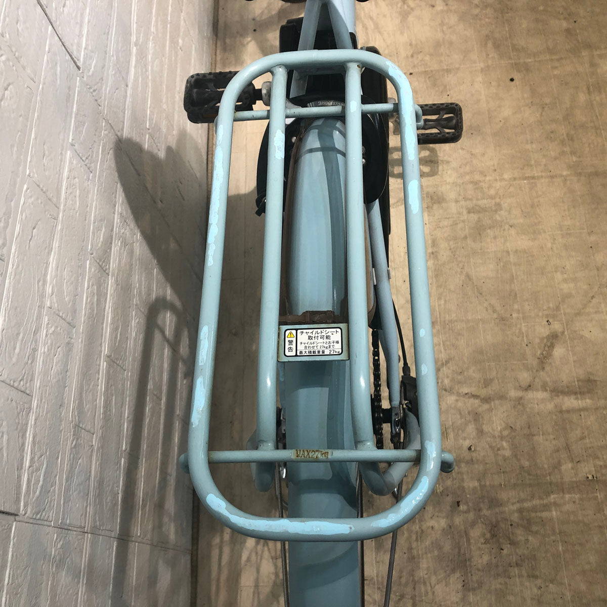 中古電動自転車 ブリヂストン アシスタ ベーシック ブルー 26インチ YA121
