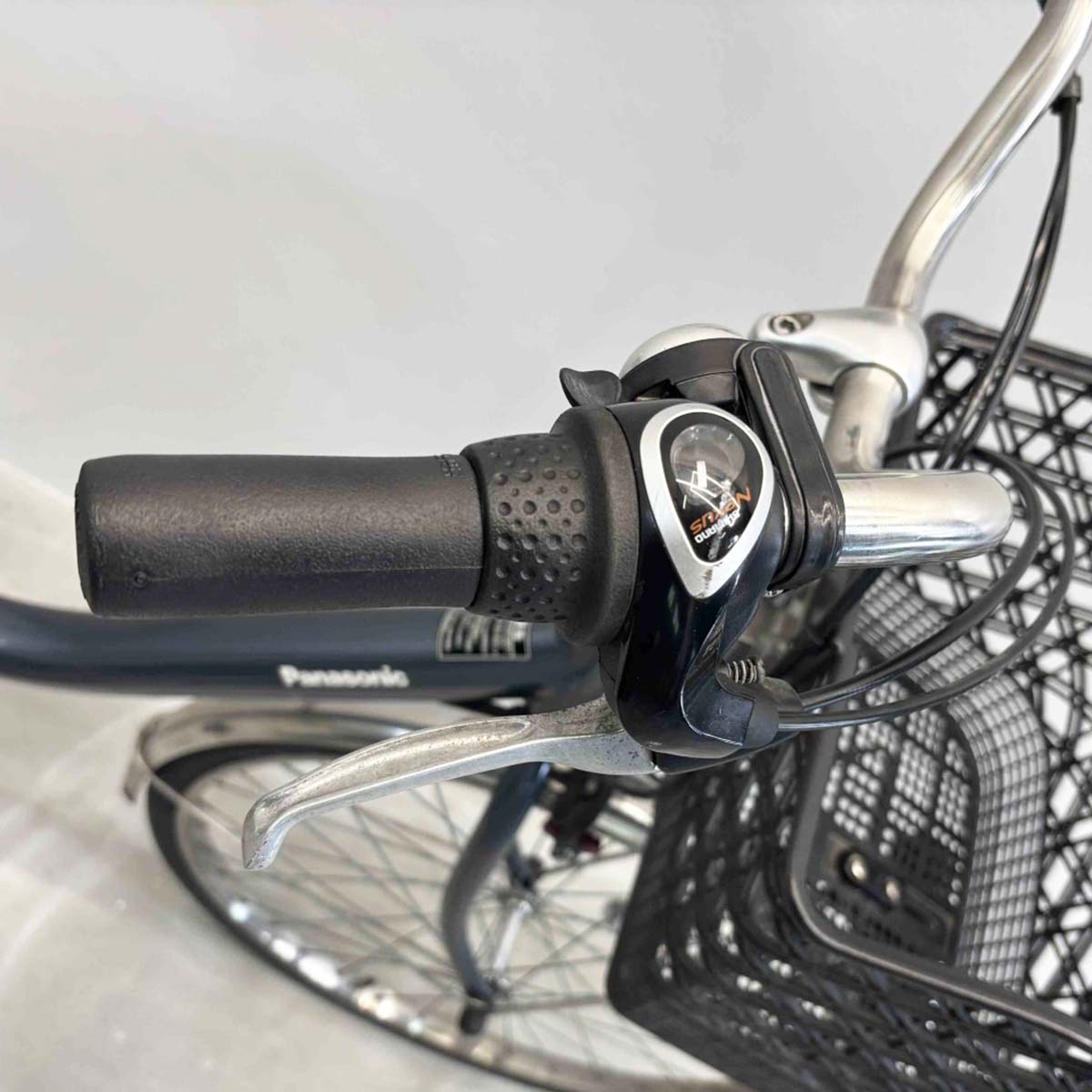 中古電動自転車 パナソニック ビビYX グレー 24インチ YJ058
