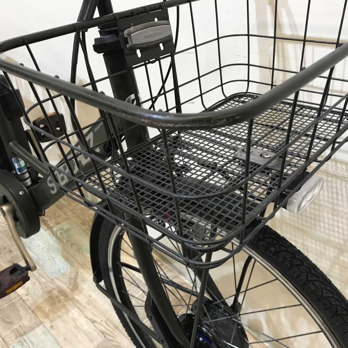 ブリヂストン ステップクルーズ e カーキ 26インチ KR018 【中古車】