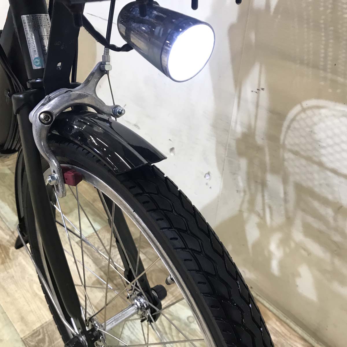 中古電動自転車 ヤマハ PAS CITY C パス シティ C カーキ 20インチ KF037