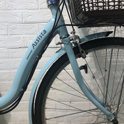 新品バッテリー ブリヂストン アシスタ ベーシック ブルー 26インチ YA122 【中古車】
