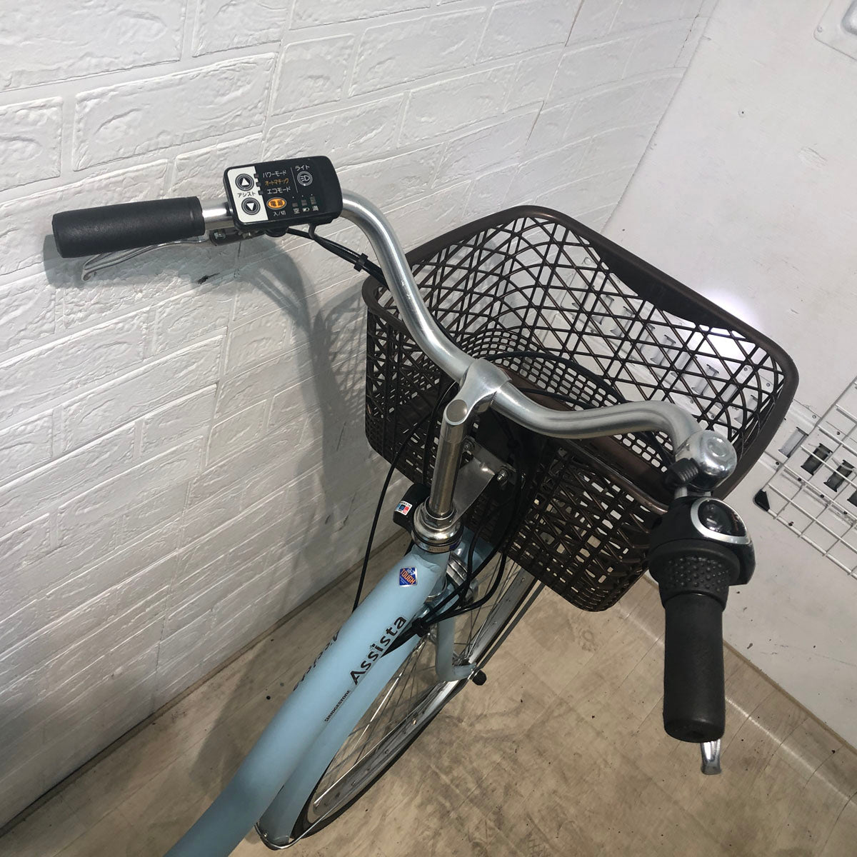 中古電動自転車 新品バッテリー ブリヂストン アシスタ ベーシック ブルー 26インチ YA122