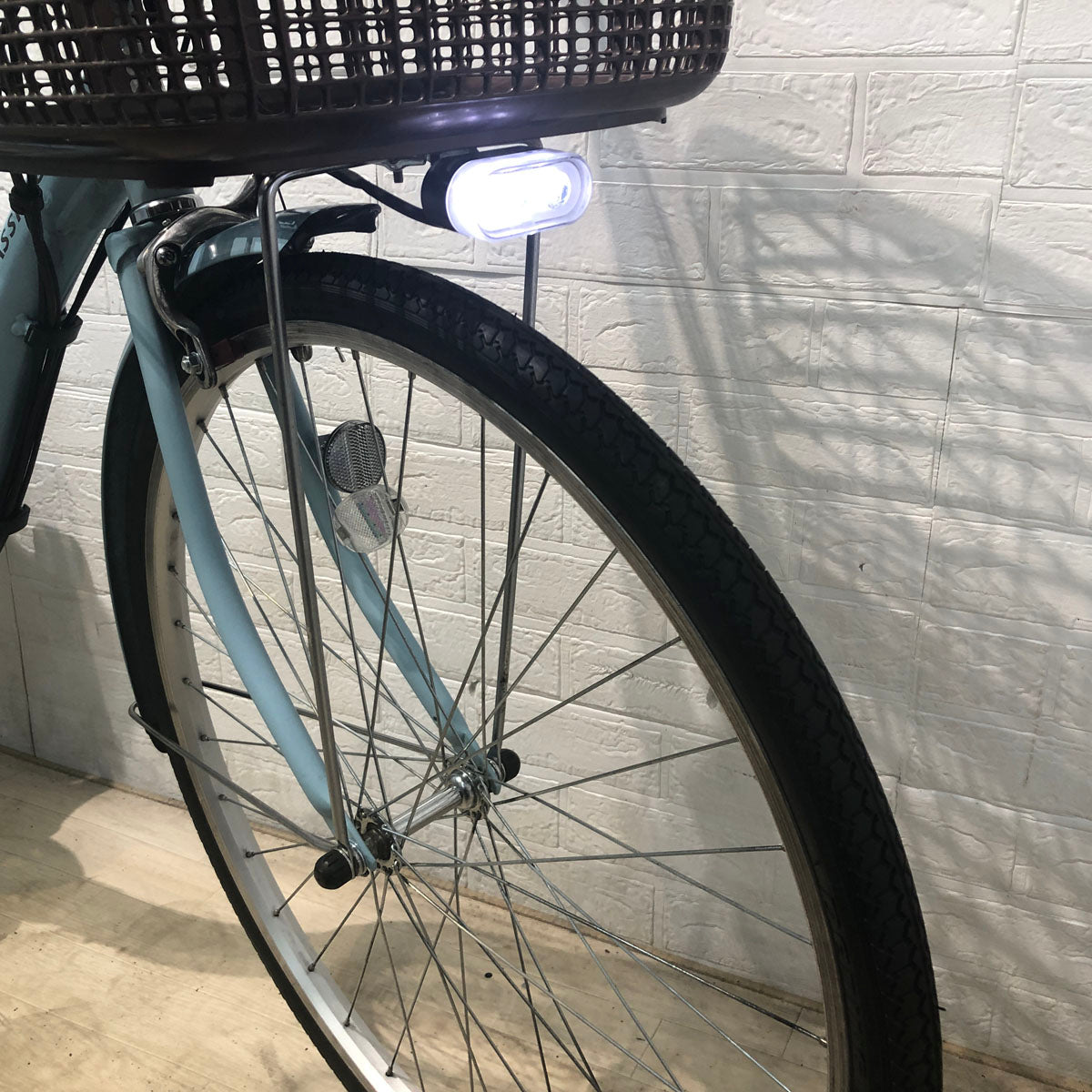 中古電動自転車 新品バッテリー ブリヂストン アシスタ ベーシック ブルー 26インチ YA122