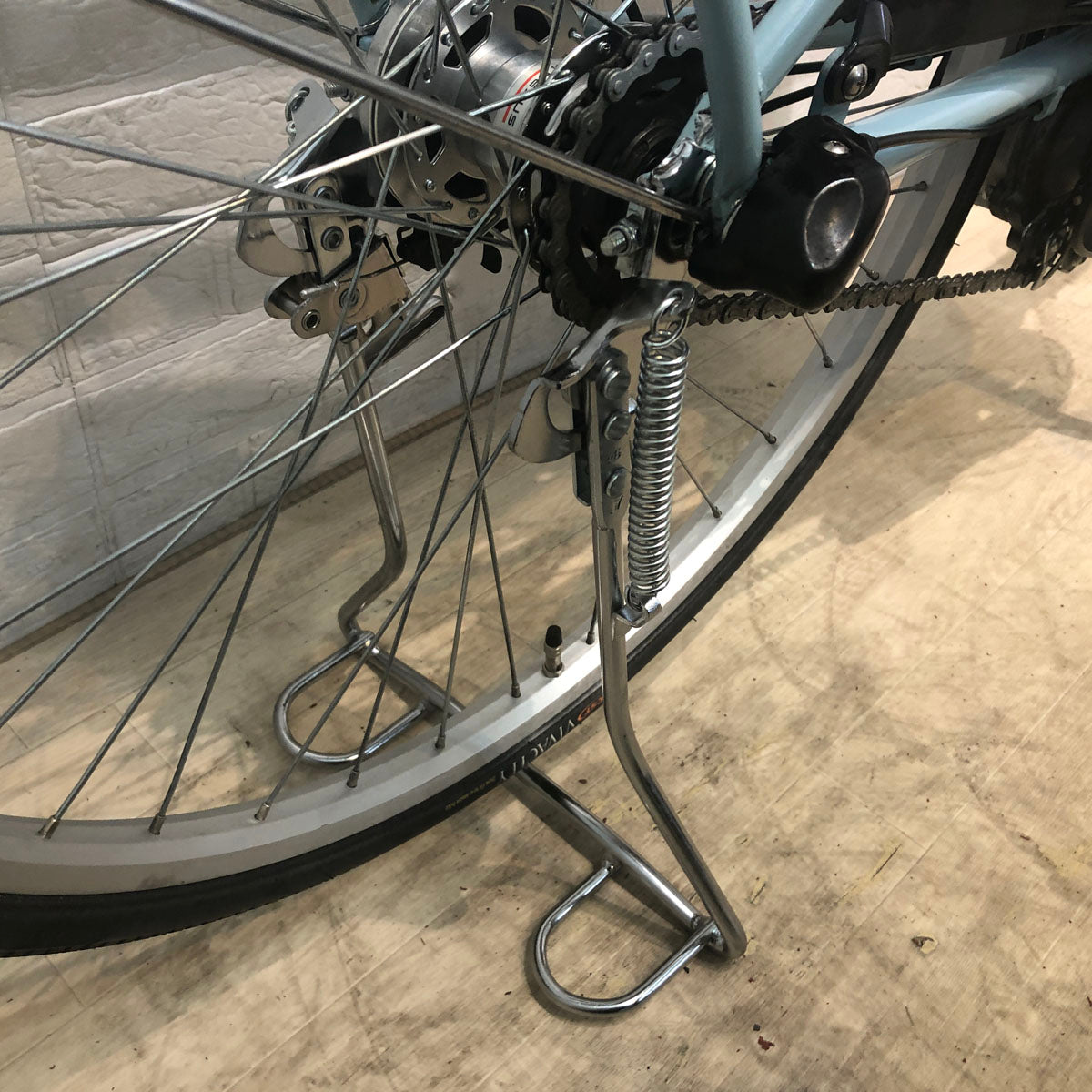 中古電動自転車 新品バッテリー ブリヂストン アシスタ ベーシック ブルー 26インチ YA122