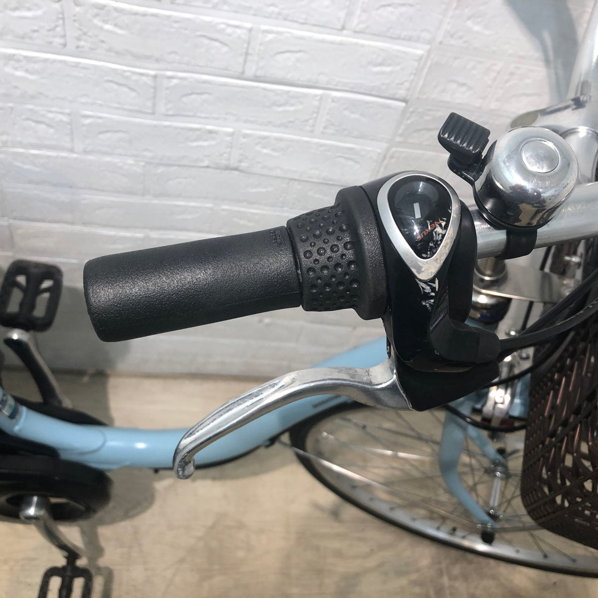 中古電動自転車 新品バッテリー ブリヂストン アシスタ ベーシック ブルー 26インチ YA122