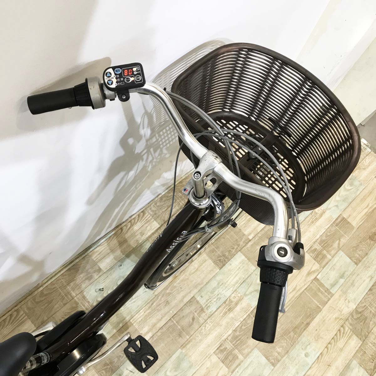 中古電動自転車 ブリヂストン アシスタDX ブラウン 26インチ KJ111