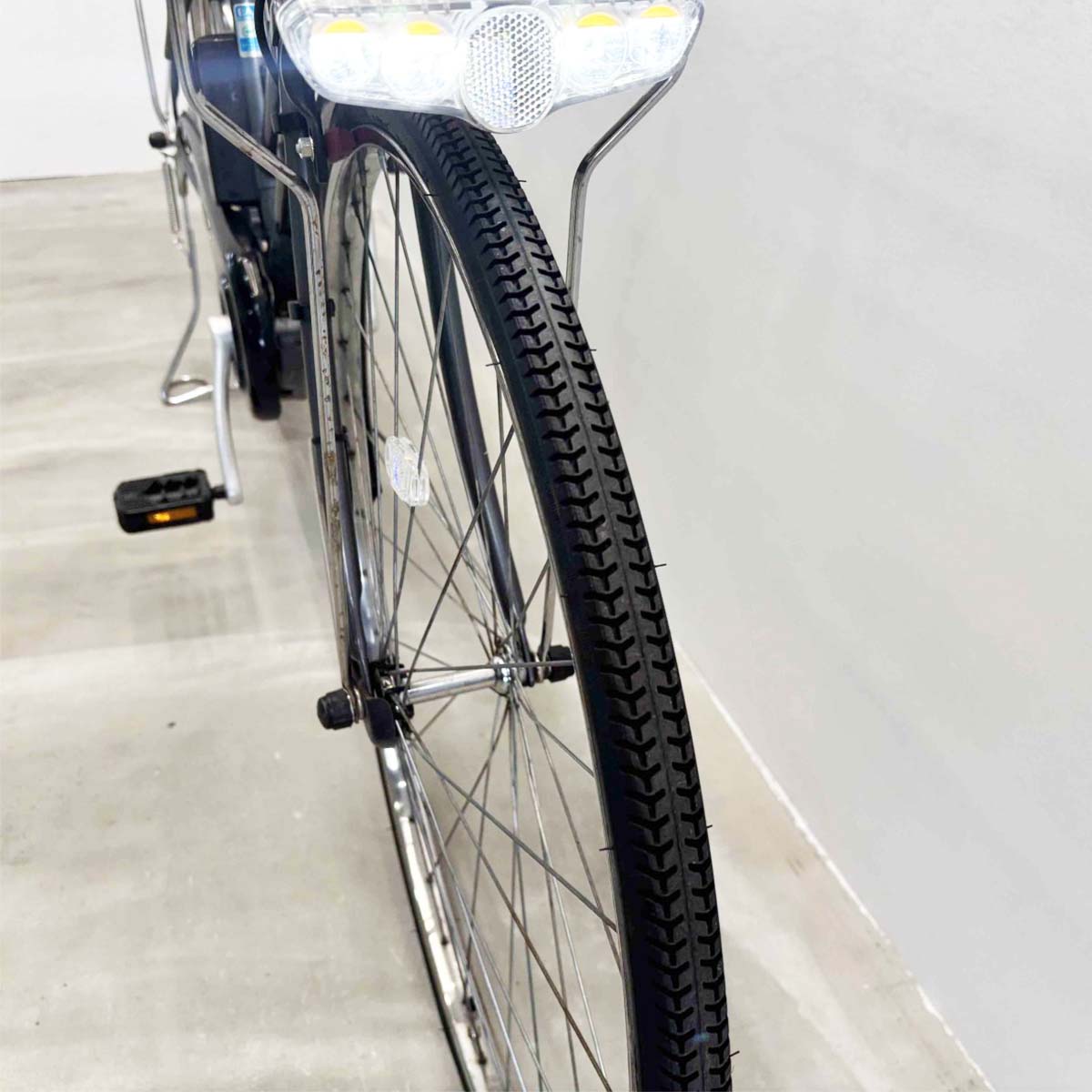 中古電動自転車 パナソニック ティモEX グレー 27インチ YJ060