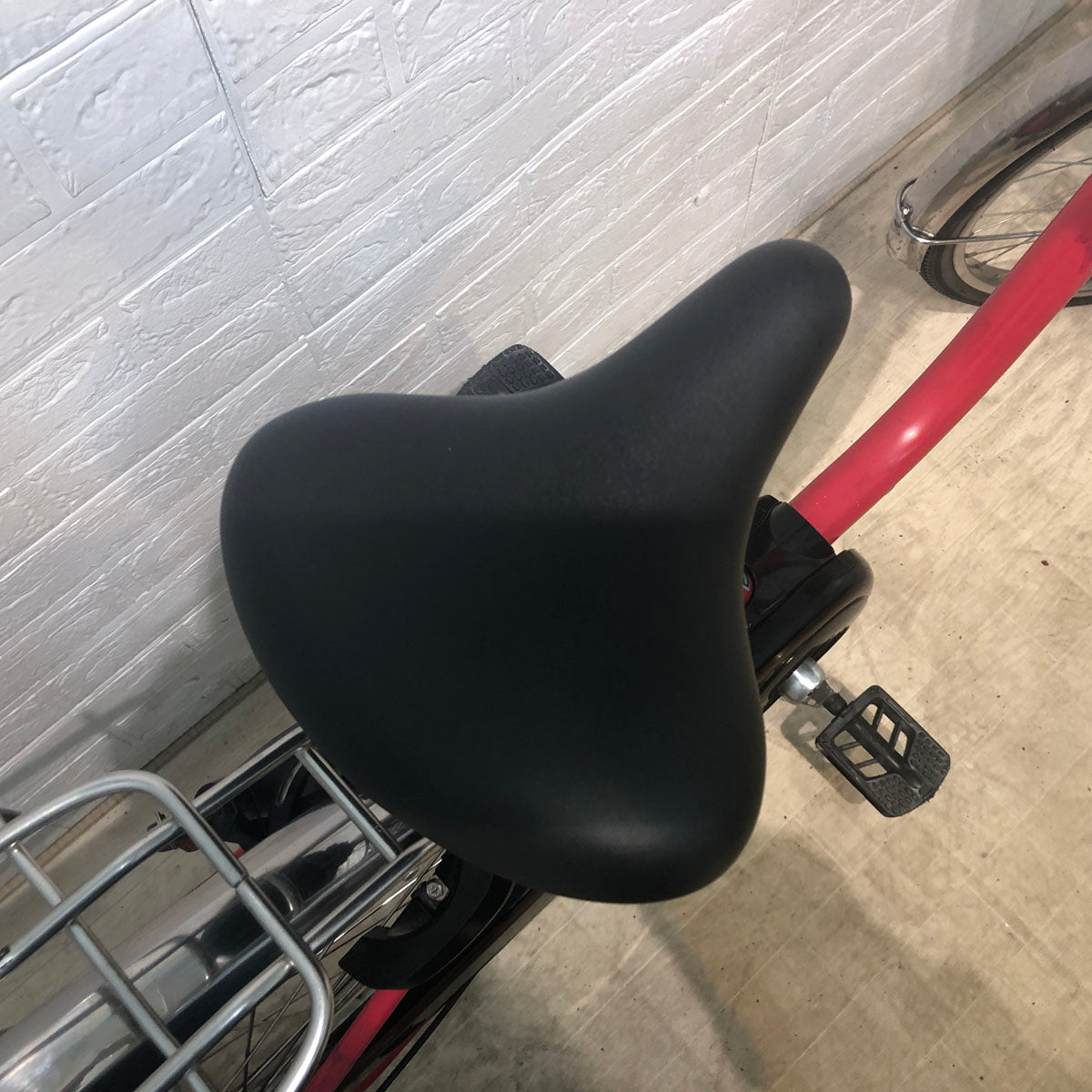 中古電動自転車 パナソニック ビビ DX レッド 26インチ YA123