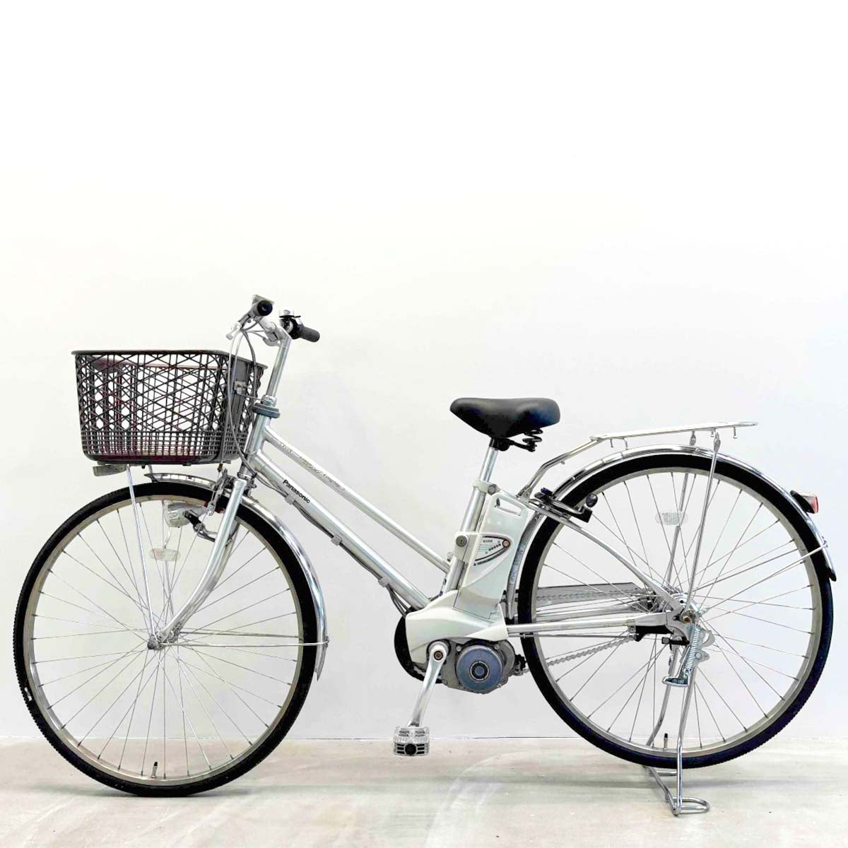 中古電動自転車 パナソニック ビビタフネス シルバー 27インチ YJ061