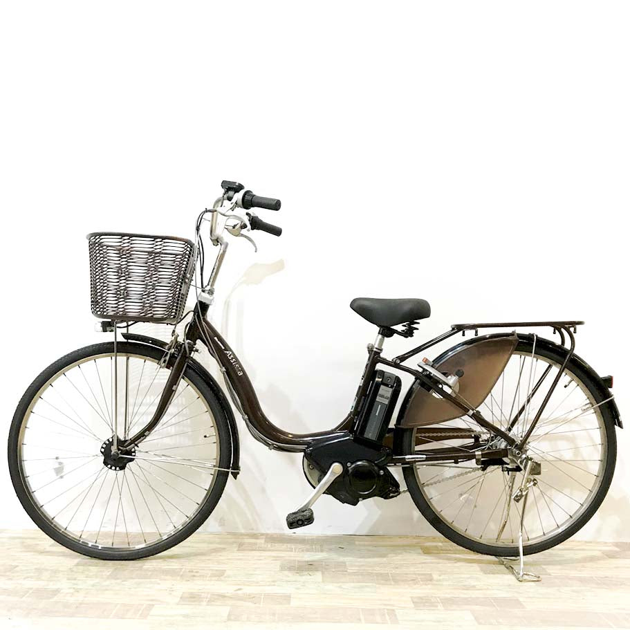 中古電動自転車 ブリヂストン アシスタDX ブラウン 26インチ KJ111